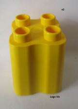 Lego 31061 x2 Duplo Brick 2x2x2 Yellow 2985 3512 2603 2604 2600 MOC