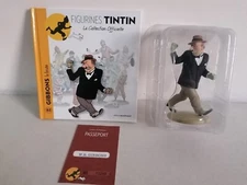 FIGURINES COLLECTION TINTIN OFFICIELLE 63 Gibbons +livre + certificat (neuf) 