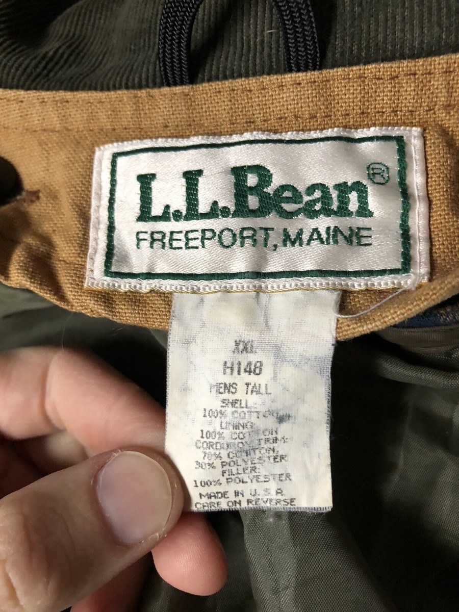 Vintage LL Bean Lined Barn Coat XXL 90's | eBay
