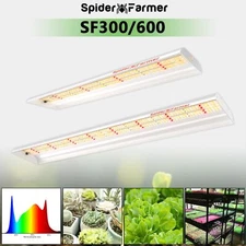 Spider Farmer SF300 SF600 LED Grow Light Full Spectrum Indoor Plant Seeds Veg