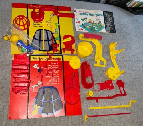 Mouse Trap Classic 3D Board Game 1963 Replacement Parts Vtg Ideal