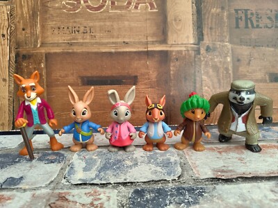 Peter Rabbit Figuren - Benjamin Bunny Lily Bobtail Mr Todd Fox - Cbeebies