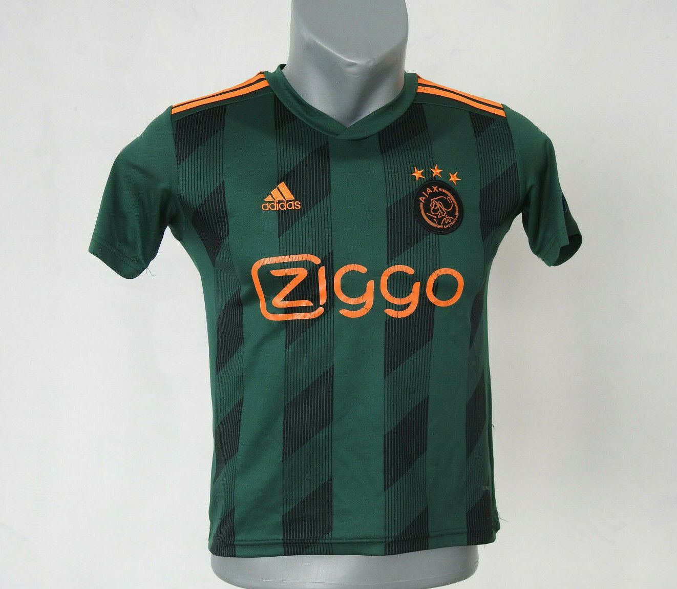 Martelaar repetitie Ewell Ajax Amsterdam 2019 2020 Away Jersey Adidas Green Shirt Size Boys S  Football CL | eBay