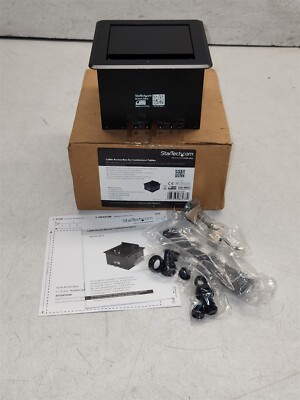 STARTECH BOX4CABLE CABLE ACCESS BOX FOR CONFERENCE TABLE - NEW OPEN BOX