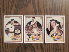3 1991 UPPER DECK BASEBALL HEROES T. WILLIAMS #29,30,31 NR MT
