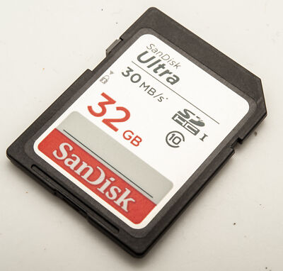 SanDisk SD HC SDHC Ultra 32GB 80 MB/s Memory Card