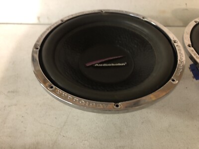 2/Pair Vintage Audiobahn AW1251T Subwoofers Old School Rare-Used