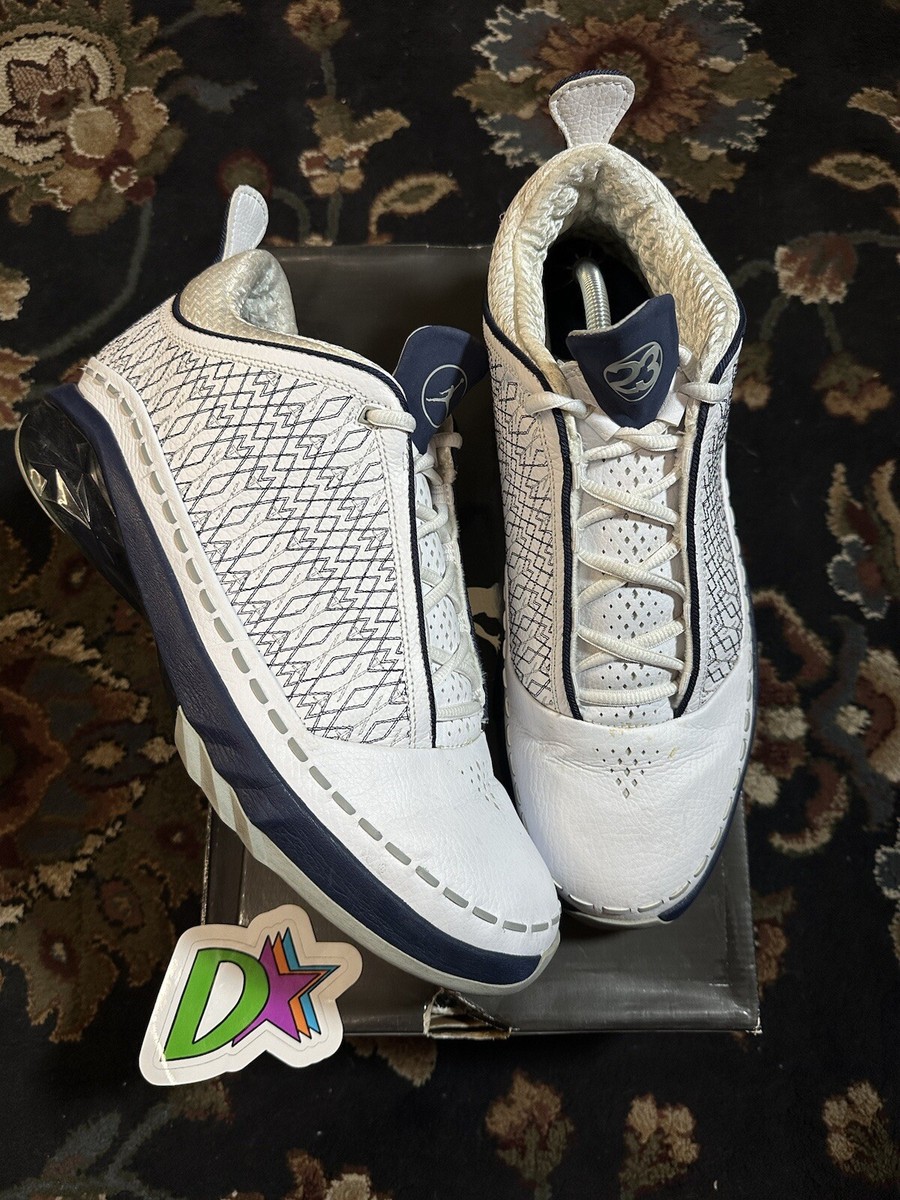 Size 12 - Air Jordan 23 OG Low White Midnight Navy VNDS | eBay