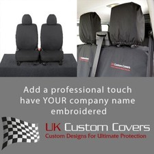 Mitsubishi L200 Barbarian Front Seat Covers 2015 Onwards Inc Embroidery 205 Bem