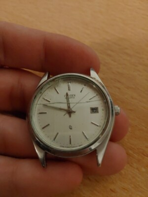 Citizen Quartz Uhr nicht funktionsfähig Glasbruch Quarzbruch