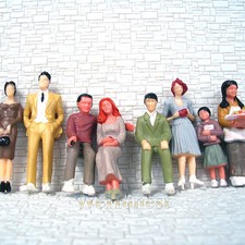 40 pcs G Scale 1:32 Painted Figures People passenger