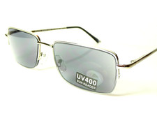 Mens Silver Reading Sunglasses Grey Tinted Readers  1.25 1.5 2.0 2.5 3.0 3.50