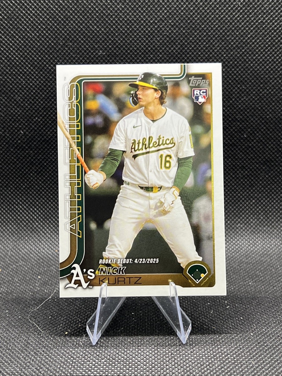 2025 Topps Update Nick Kurtz Rookie Debut Base #US197 Athletics | eBay