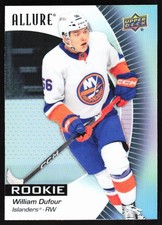 2023-24 Upper Deck Allure Black Rainbow William Dufour Rookie New York Islanders