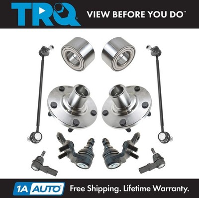 TRQ Steering Suspension Kit Front Driver Passenger Set of 8 for Toyota Lexus New