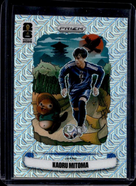 2026 Panini Prizm World Cup Kaoru Mitoma National Landmarks Mojo SSP #/25 Japan