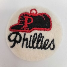 1960s MLB Baseball Phillies Patch Logo 2" Felt Embroidered Vintage Hat/Sleeve