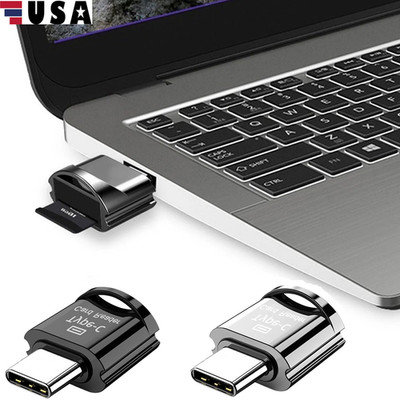 TypeC To Micro SD TF Card Reader OTG USB Adapter Converter For Samsung Phone Lot