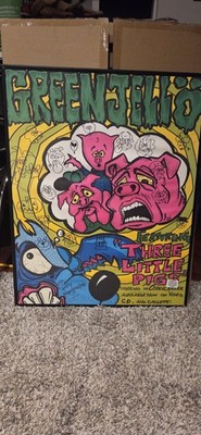 TOOL GREEN JELLO サイン入り ポスター 1991トゥール Tool / Green Jello 1st Show 1991 Original Show Poster Signed Bill