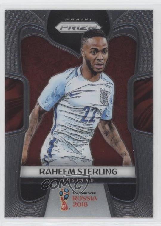 2018 Panini Prizm World Cup Raheem Sterling #73 02yo