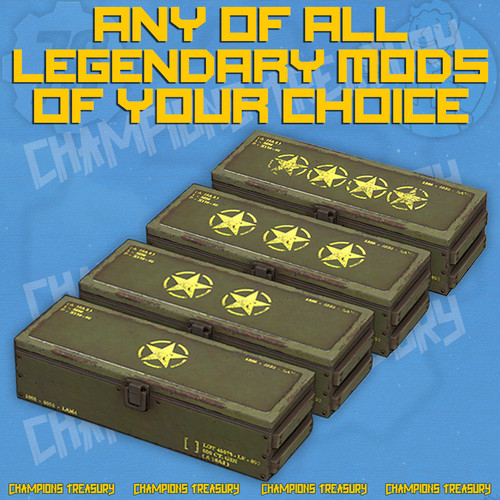 FALLOUT 76 PC ANY OF ALL LEGENDARY MOD AND MODS BUNDLES OF YOUR CHOICE