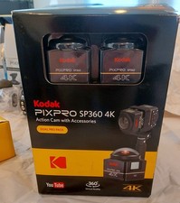 Kodak Pixpro SP360 4K Action Cam DUAL PRO PACK Accessory Packs Underwater Kits