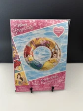 Disney Princess Swim Ring Float Tube Childrens 3+ Inflates To 17.5 Inch