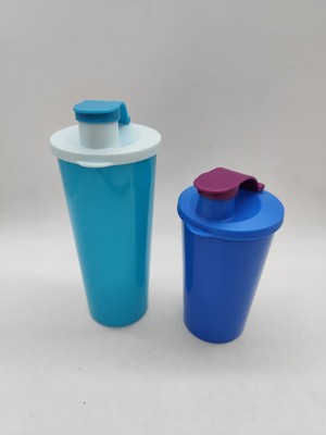 2 Tupperware Eco Plus + Trinkbecher, Set 330 + 470 ml