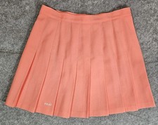 Vintage Head Tennis Skirt 14 30x17 Peach Pleated Sportswear Tennis Pickleball