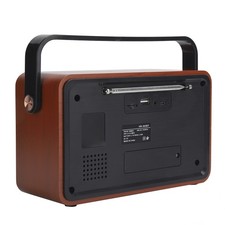 AM/FM/SW Band Rechargeable With BT Radio For U Disk/Memory Card Desktop Speake  