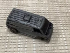 1974 Hot Wheels Redline Super Van Black w Flames Hong Kong - Paint Wear - Missin