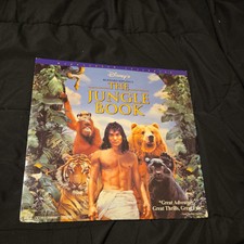 The Jungle Book Laser Disc 1995 Disney Widescreen PG Includes Fantasia Disc Vntg
