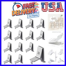 Shelf Clips, Adjustable Supports Clip for 255 Standard Pilaster, Heavy Duty M...