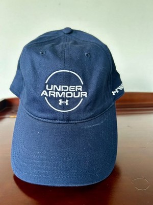 Under Armour Jordan Spieth Washed Cotton Cap in navy blue.