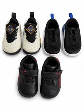 Toddlers Babies kids Lot Of 3 Pairs Shoes Sneakers Boys Girls Unisex Size 4C
