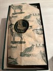 Womens Moccasins LL Bean Size 7M Brown/Green Leather Slip on New in Box — photo 3