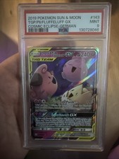 Togepi Pii & Fluffeluff GX 143/236 - Welten im Wandel - PSA 9 Mint - Deutsch
