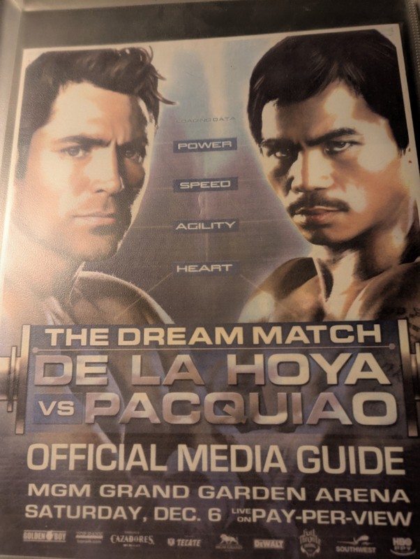 Pacquiao Vs De La Hoya Official On Site Media Guide
