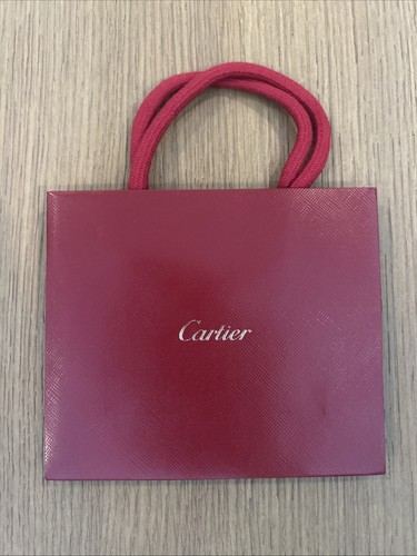Cartier Shopping Bag  Small                                 4.75”H x 5.5”W x 2”W