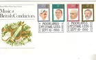 1980 BRITISH CONDUCTORS - MOORLANDS FESTIVAL H/S FDC FROM COLLECTION D2
