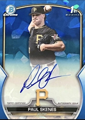 #ad #ad 2023 Bowman Chrome Draft Sapphire Edition Paul Skenes Auto pack $19.99