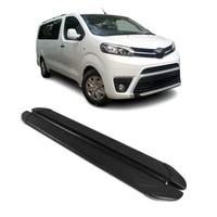 Trittbretter Seitenschweller FüR Toyota Proace 2016-2026 L2 L3 Aluminium Schwarz
