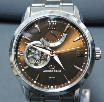 ORIENT STAR Semi-Skeleton Watch WZ0071DA DA02-C0-B Automatic Mechanical working