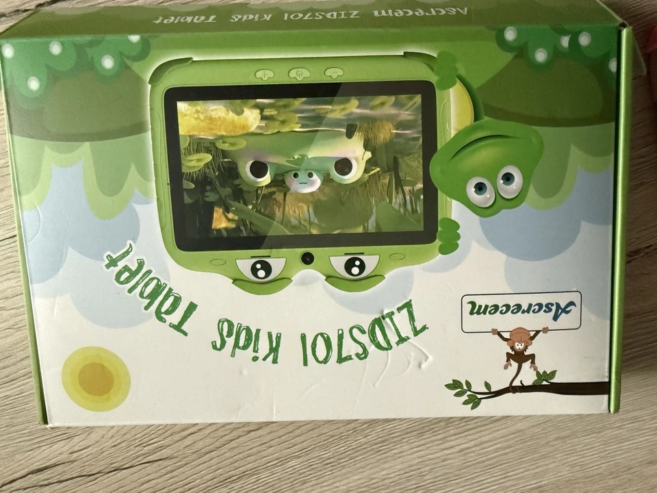 Kinder Tablet, Ascrecem 7 Zoll Android Tablet für Kinder mit Kindgerechte Rosa - Bild 3 von 4