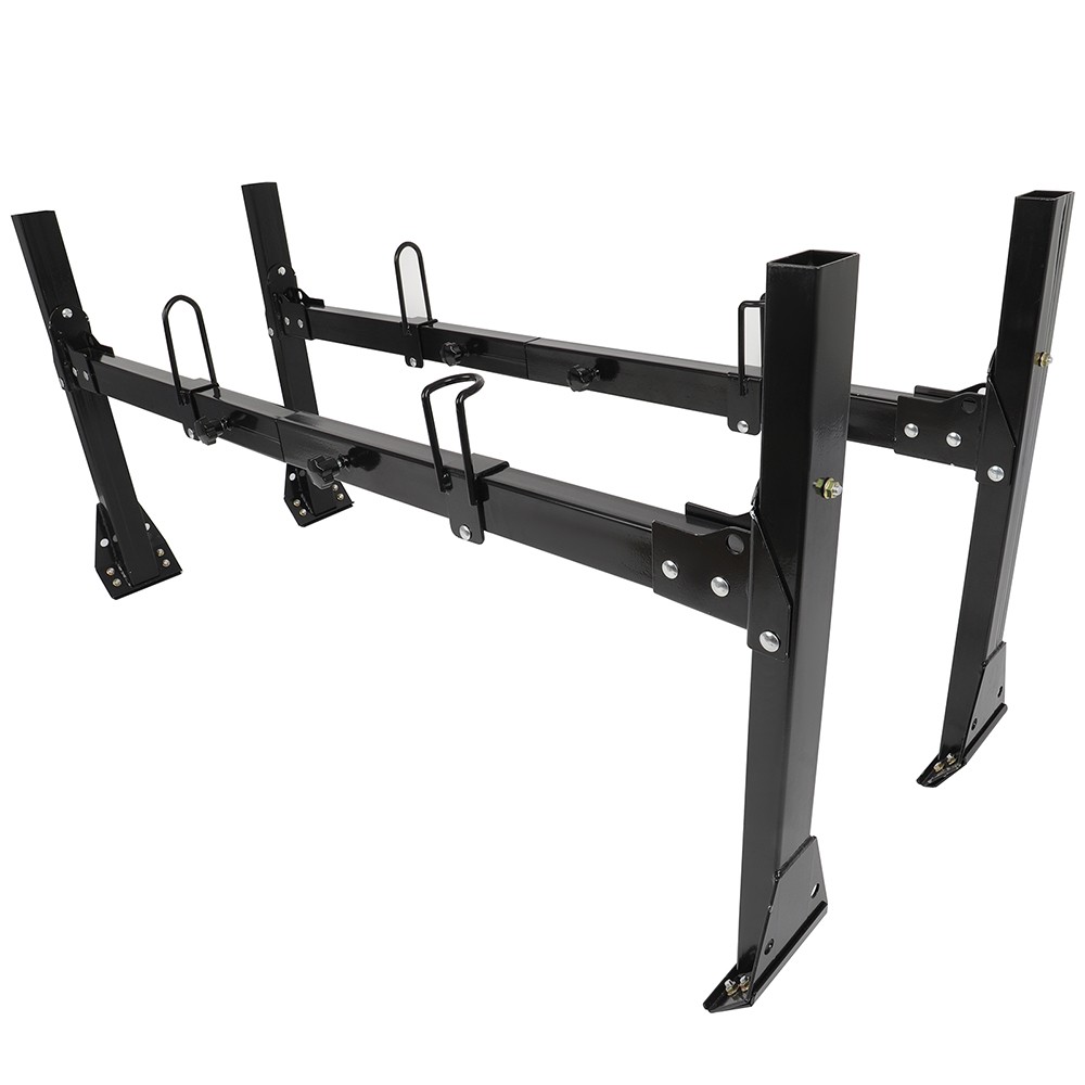 ?Universal Black van 2 Bar Ladder Roof Rack Ford Econoline crossbars Steel thumbnail 10