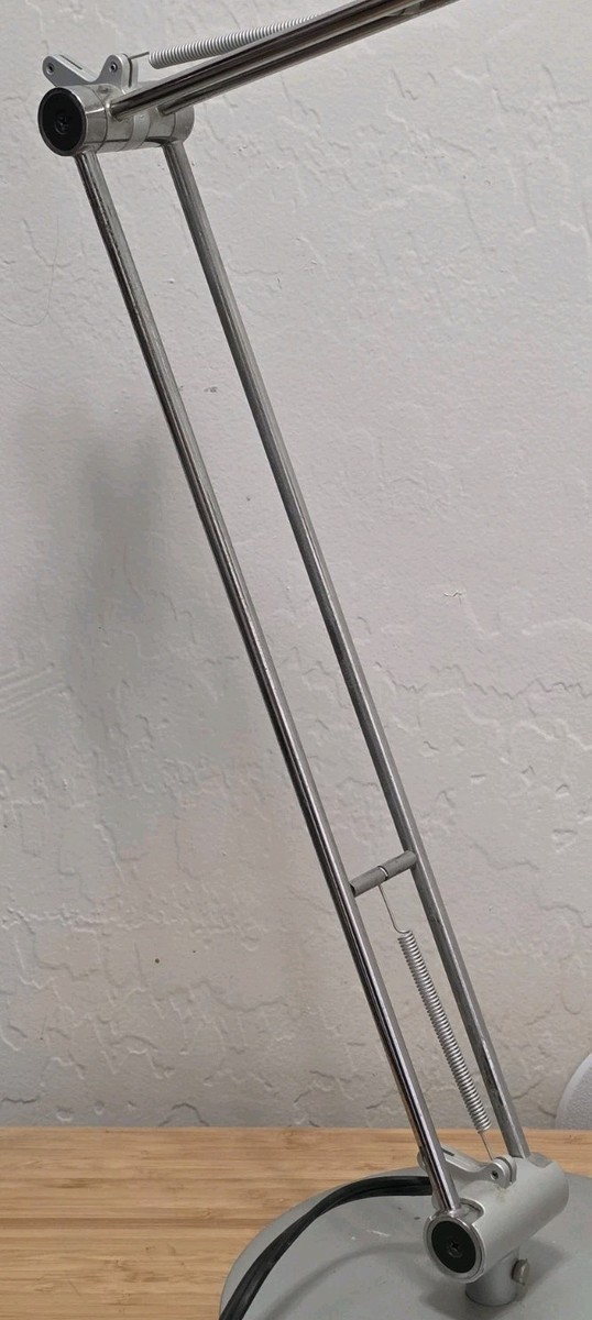 IKEA Antifoni Chrome Desk Work Lamp W/ Dimmer Switch | eBay