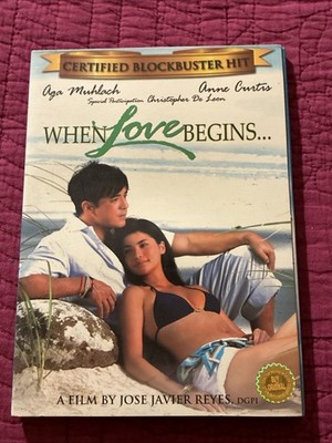 When Love Begins Tagalog DVD English Subtitles All Region NTSC Filipino Film VG