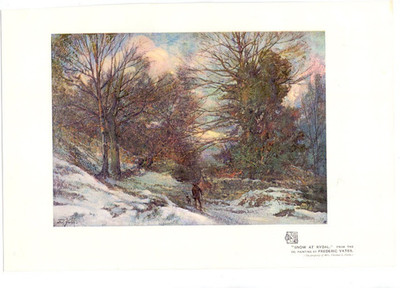Frederic Yates Snow at Rydal + Mary + Sir Ernest Satow + J.M.Fletcher+ Text 1908
