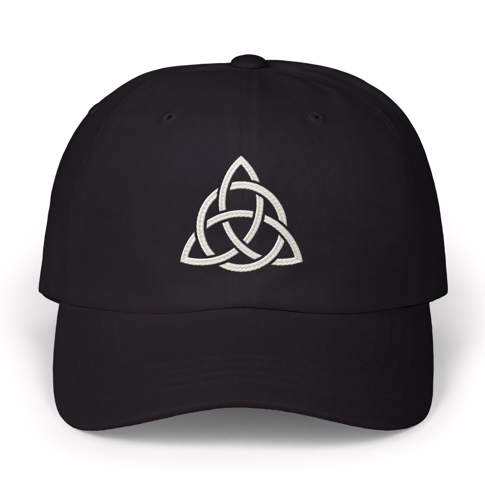 Celtic Triquetra Embroidered Hat | Knotwork Irish Trinity Baseball Cap