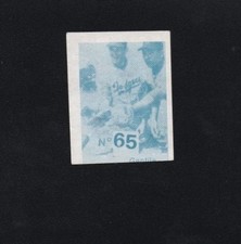 Venezuela Sticker Caramelo Deportivo 1958 Jim Gentile #65 RARE L.A. DODGERS 